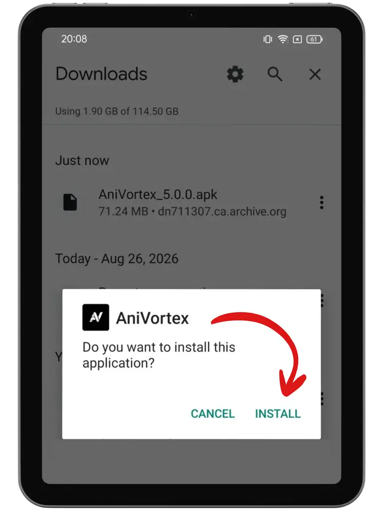 Install AniVortex 3